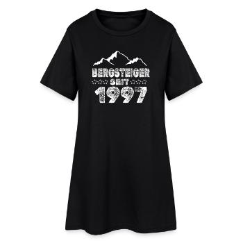 geboren 1997 - Frauen T-Shirt-Kleid - Schwarz - Vorne