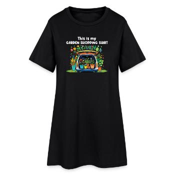 Des mères amusantes de jardinage - Robe T-shirt Femme - noir - Devant