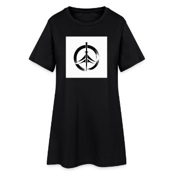 Cercle Zen du Japon - Robe T-shirt Femme - noir - Devant