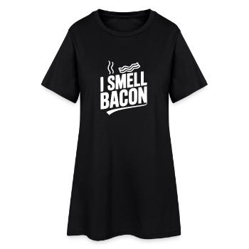 I Smell Bacon - Women’s T-Shirt Dress - black - Front