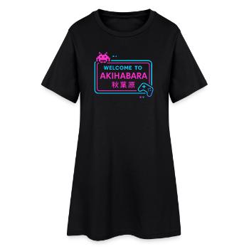 Welcome to Akihabara - Robe T-shirt Femme - noir - Devant