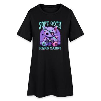 Pastel Goth Soft Goth Gaming Gamer - Robe T-shirt Femme - noir - Devant