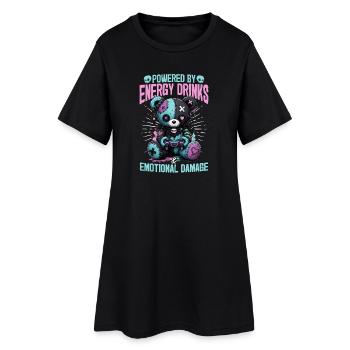 Pastel Goth Soft Goth Gaming Gamer - Robe T-shirt Femme - noir - Devant