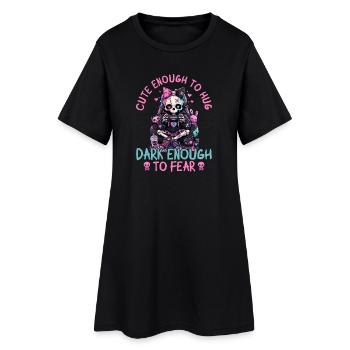 Pastel Goth Soft Goth Gaming Gamer - Robe T-shirt Femme - noir - Devant