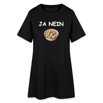 Ja Nein Kartoffelsalat - Robe T-shirt Femme - noir - Devant