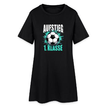 Schulkind 2026 Einschulung 2026 Schulanfang - Frauen T-Shirt-Kleid - Schwarz - Vorne