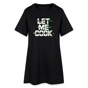 Laisse-moi cuisiner, cuisiner, griller, griller, Maître Chef, - Robe T-shirt Femme - noir - Devant