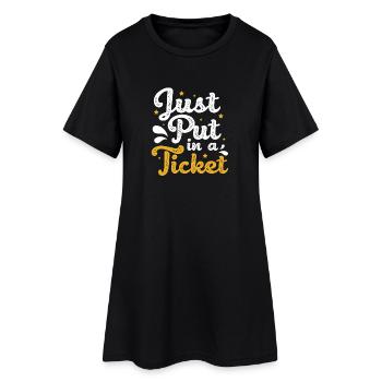 Assistance technique - Robe T-shirt Femme - noir - Devant