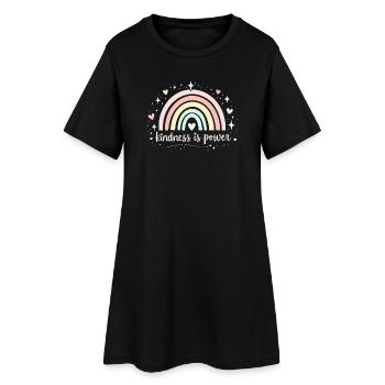 Kindness Is Power Inspirational Social Worker Gift - Women’s T-Shirt Dress - black - Front