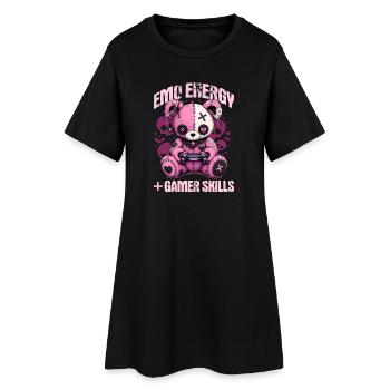 Pastel Goth Soft Goth Gaming Gamer - Robe T-shirt Femme - noir - Devant