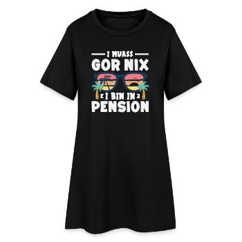 In Pension Gar Nix Sonnenbrille - Frauen T-Shirt-Kleid - Schwarz - Vorne