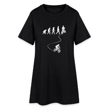 Évolution du vélo - Robe T-shirt Femme - noir - Devant