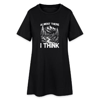 Plus raide que je ne l’avais prévu Randonnée Montagne Alpinisme - Robe T-shirt Femme - noir - Devant