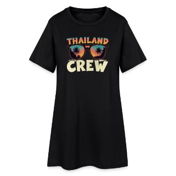 Thailand Crew - Women’s T-Shirt Dress - black - Front