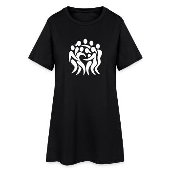 Orgie - Pure Passion - Robe T-shirt Femme - noir - Devant