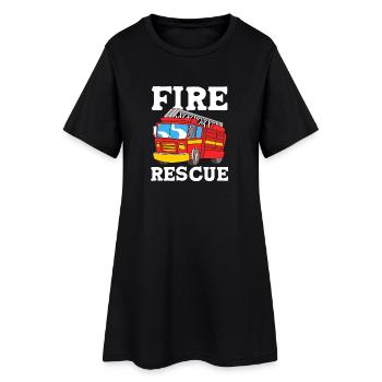 Firefighter Child - Women’s T-Shirt Dress - black - Front