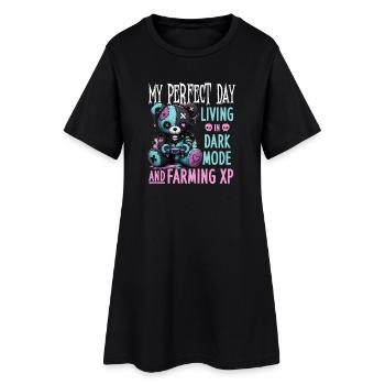 Pastel Goth Soft Goth Gaming Gamer - Robe T-shirt Femme - noir - Devant