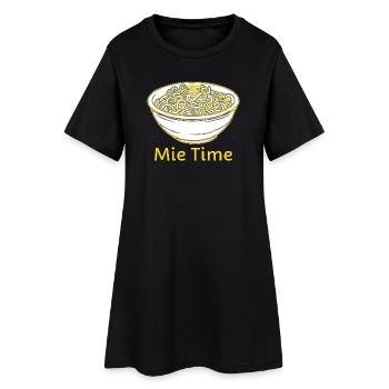 Mie Time Noodle Bowl - Women’s T-Shirt Dress - black - Front