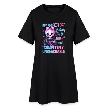 Pastel Goth Soft Goth Gaming Gamer - Robe T-shirt Femme - noir - Devant