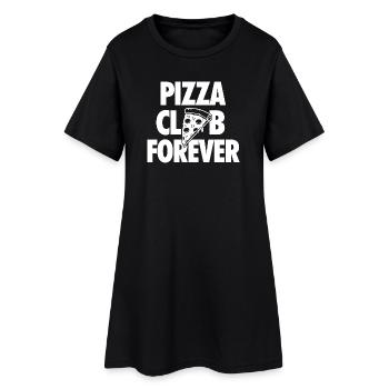Pizza Club Forever pour les amateurs de pizza - Robe T-shirt Femme - noir - Devant