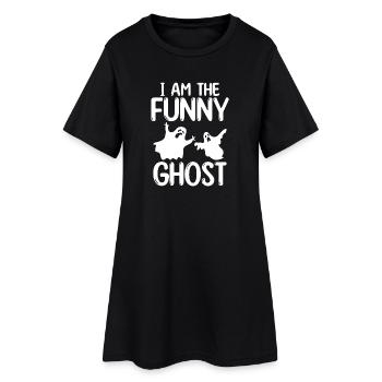 Fantôme d’Halloween - Je suis le Fantôme Drôle - Robe T-shirt Femme - noir - Devant