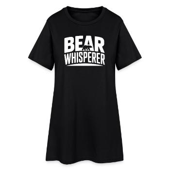 Bear Whisperer - Women’s T-Shirt Dress - black - Front