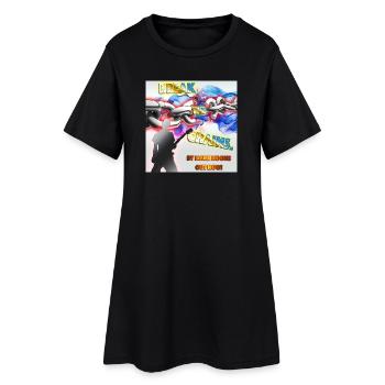 Briser les chaînes par Mark Noone - Robe T-shirt Femme - noir - Devant