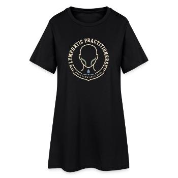 Don de bien-être pour le drainage lymphatique du système lymphatique - Robe T-shirt Femme - noir - Devant