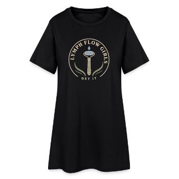 Don de bien-être pour le drainage lymphatique du système lymphatique - Robe T-shirt Femme - noir - Devant