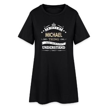 C’est une chose à la Michael que tu ne comprendrais pas - Robe T-shirt Femme - noir - Devant