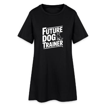 Future Dog Trainer - Women’s T-Shirt Dress - black - Front