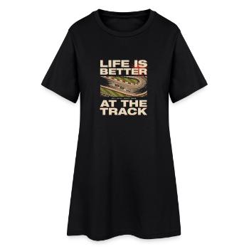 Raced All Weekend - RC Racing Vintage Funny - Women’s T-Shirt Dress - black - Front