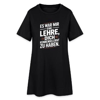 Lehre Dich Kennenzulernen Ex Freund Trennung Ex - Frauen T-Shirt-Kleid - Schwarz - Vorne