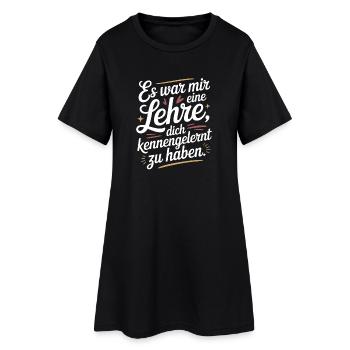 Lehre Dich Kennenzulernen Ex Freund Trennung Ex - Frauen T-Shirt-Kleid - Schwarz - Vorne