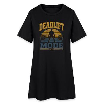 Mode soulevé de terre 24h/24 Motivation à la salle de powerlifting - Robe T-shirt Femme - noir - Devant