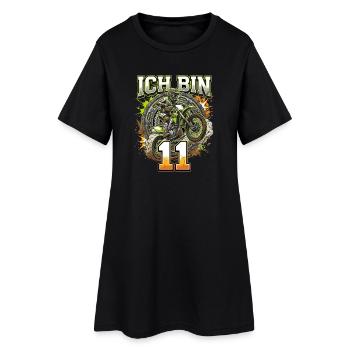 Je suis Motocross Nitro 11 - Robe T-shirt Femme - noir - Devant