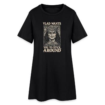 Vlad – Roi des Ténèbres - Robe T-shirt Femme - noir - Devant