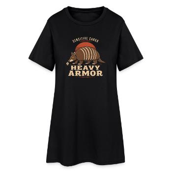 Armadillo Drôle Armadillo Texas - Robe T-shirt Femme - noir - Devant
