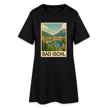 Bad Ischl, Autriche - Robe T-shirt Femme - noir - Devant