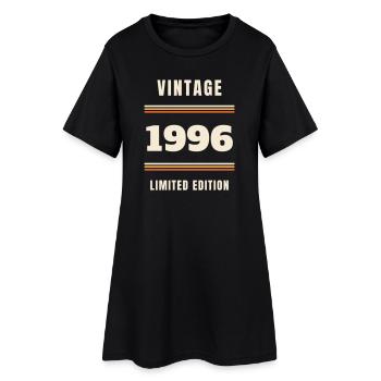 Vintage 1996 - Cadeau vintage pour le 30e anniversaire - Robe T-shirt Femme - noir - Devant