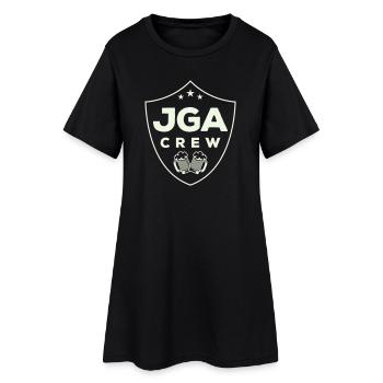 jga_crew_wappen- - Women’s T-Shirt Dress - black - Front