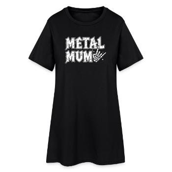 Metal Mom Cadeau Maman Heavy Metal Rock - Robe T-shirt Femme - noir - Devant