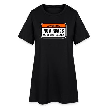 Dirt Bike Dirtfather Funny Biker Motocross moter - Women’s T-Shirt Dress - black - Front