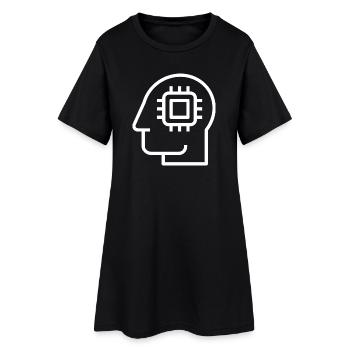 Ai, Artificial Intelligence, AI Technology - Women’s T-Shirt Dress - black - Front