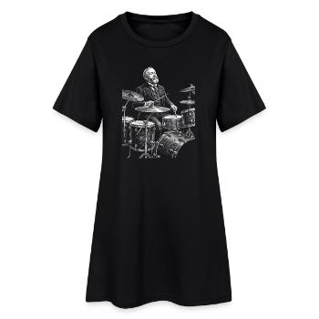 Benjamin Harrison Skizzen Drummer  - Frauen T-Shirt-Kleid - Schwarz - Vorne