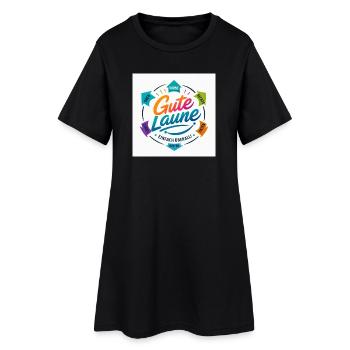 Good Mood Circle Colored Positive - Women’s T-Shirt Dress - black - Front