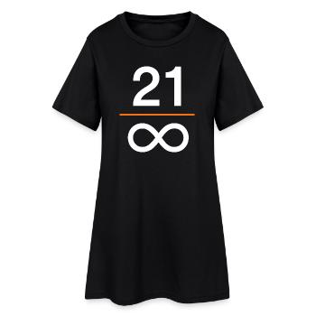 bitcoin digital money store of value finance - Women’s T-Shirt Dress - black - Front