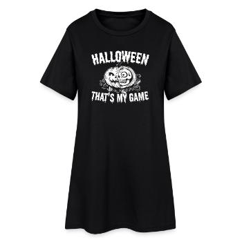 Halloween That's My Game - Halloween Party - Frauen T-Shirt-Kleid - Schwarz - Vorne