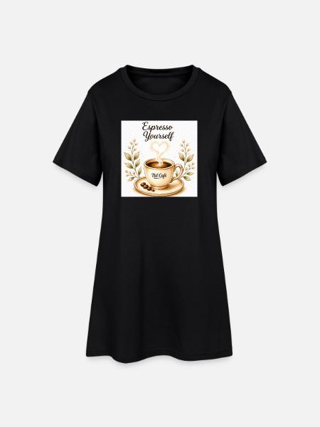 expressoyourself - Women’s T-Shirt Dress - black