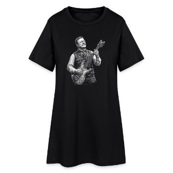 Theodore Roosevelt Taft Gitarre - Frauen T-Shirt-Kleid - Schwarz - Vorne